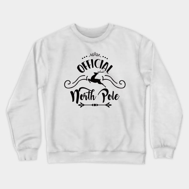 Official North Pole Crewneck Sweatshirt by JakeRhodes